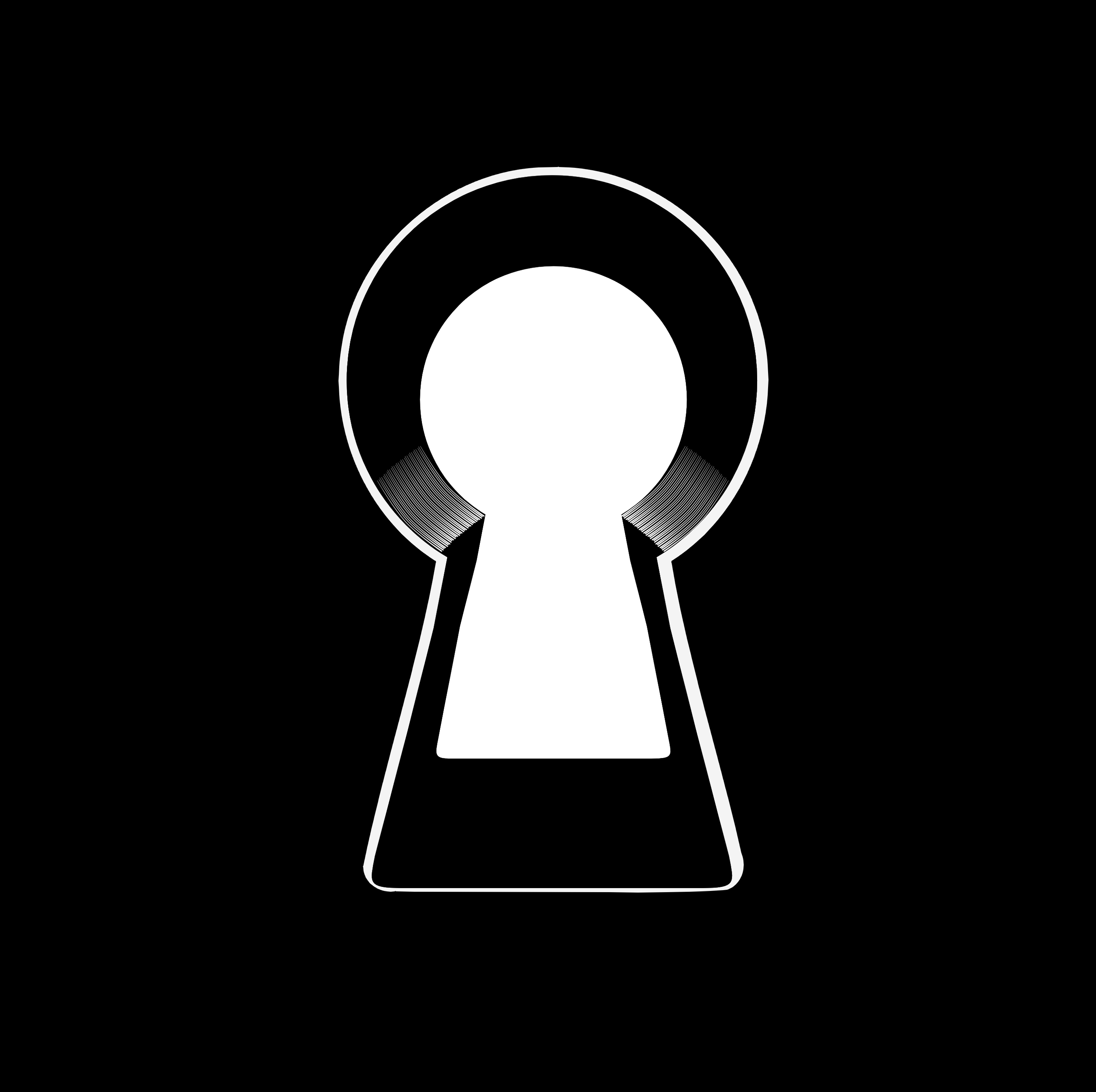 鍵穴のイラスト素材 フリーイラスト素材 ドゾー